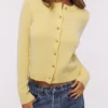 Signature Lemon Cashmere + Merino Wool Cardigan Signature Lemon Cashmere + Merino Wool Cardigan
