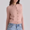 Signature Peach Cashmere + Merino Wool Cardigan Signature Peach Cashmere + Merino Wool Cardigan
