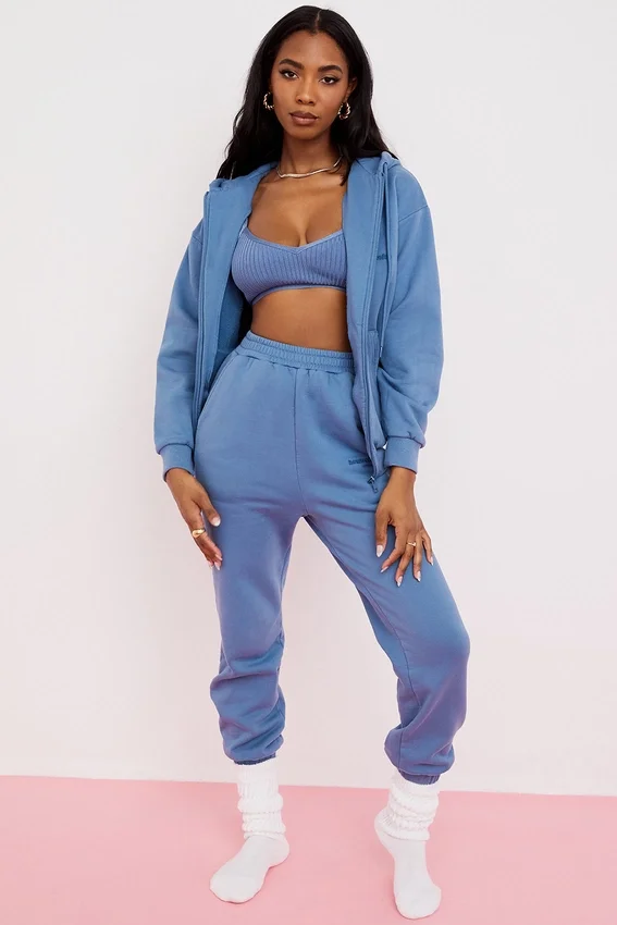 Sky Azure Fleece Back Jogging Trouser Sky Azure Fleece Back Jogging Trouser