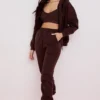 Sky Chocolate Fleece Back Jogging Trouser