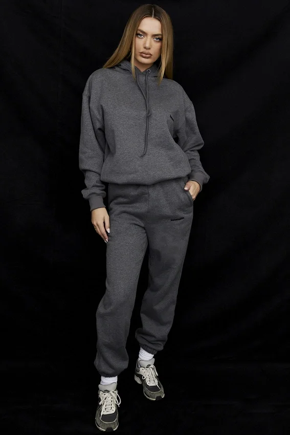 Sky Dark Grey Fleece Back Jogging Trousers Sky Dark Grey Fleece Back Jogging Trousers