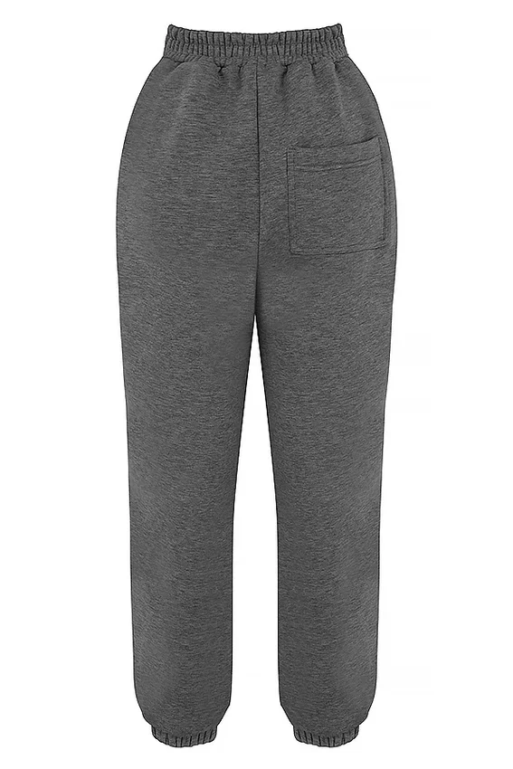 Sky Dark Grey Fleece Back Jogging Trousers Sky Dark Grey Fleece Back Jogging Trousers