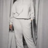 Sky Light Grey Fleece Back Jogging Trousers Sky Light Grey Fleece Back Jogging Trousers