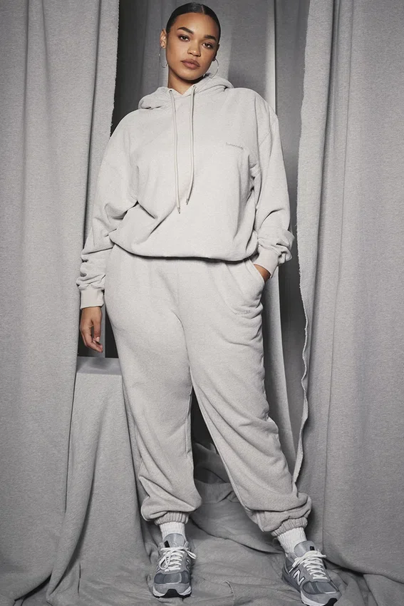 Sky Light Grey Fleece Back Jogging Trousers Sky Light Grey Fleece Back Jogging Trousers