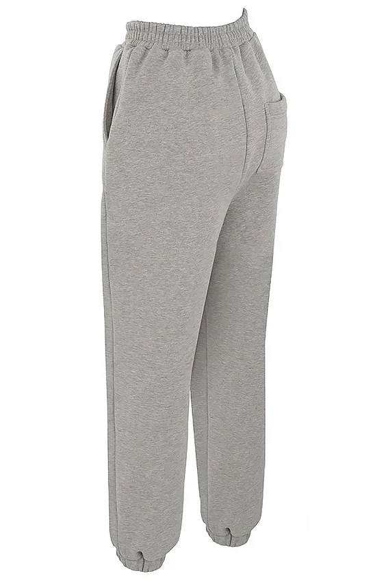 Sky Light Grey Fleece Back Jogging Trousers Sky Light Grey Fleece Back Jogging Trousers