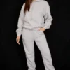 Sky Light Grey Fleece Back Jogging Trousers Sky Light Grey Fleece Back Jogging Trousers