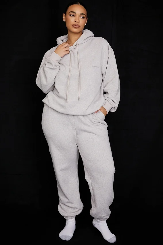 Sky Light Grey Fleece Back Jogging Trousers Sky Light Grey Fleece Back Jogging Trousers