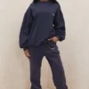 Sky Navy Fleece Back Jogging Trousers Sky Navy Fleece Back Jogging Trousers