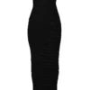 Sofia Black Mesh Strapless Maxi Dress Sofia Black Mesh Strapless Maxi Dress