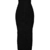 Sofia Black Mesh Strapless Maxi Dress Sofia Black Mesh Strapless Maxi Dress