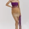 Sofie Ombre Mesh Strapless Mini Dress Sofie Ombre Mesh Strapless Mini Dress