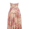 Solada Paisley Patchwork Print Georgette Halter Sundress Solada Paisley Patchwork Print Georgette Halter Sundress