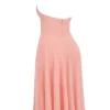 Solada Peach Georgette Halter Sundress Solada Peach Georgette Halter Sundress