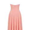 Solada Peach Georgette Halter Sundress Solada Peach Georgette Halter Sundress