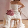 Solana Ivory Sequin Pleat Maxi Dress Solana Ivory Sequin Pleat Maxi Dress