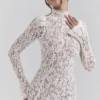 Sophia Vintage Ivory Lace Fitted Midi Dress Sophia Vintage Ivory Lace Fitted Midi Dress