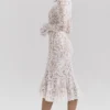Sophia Vintage Ivory Lace Fitted Midi Dress Sophia Vintage Ivory Lace Fitted Midi Dress