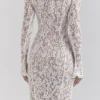 Sophia Vintage Ivory Lace Fitted Midi Dress Sophia Vintage Ivory Lace Fitted Midi Dress