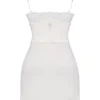 Soraya Ivory Satin Slip Dress Soraya Ivory Satin Slip Dress
