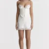 Soraya Ivory Satin Slip Dress Soraya Ivory Satin Slip Dress
