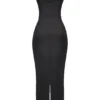 Stefania Black Corset Maxi Dress Stefania Black Corset Maxi Dress