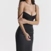 Stefania Black Corset Maxi Dress Stefania Black Corset Maxi Dress