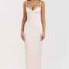 Stefania Soft Peach Corset Maxi Dress Stefania Soft Peach Corset Maxi Dress