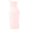 Stefania Soft Peach Corset Maxi Dress Stefania Soft Peach Corset Maxi Dress