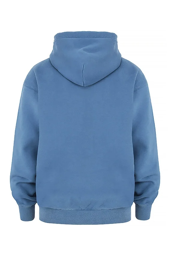 Storm Azure Cotton Fleece-Back Zip Through Hoodie Storm Azure Cotton Fleece-Back Zip Through Hoodie