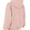 Storm Blush Cotton Fleece-Back Zip Through Hoodie Storm Blush Cotton Fleece-Back Zip Through Hoodie