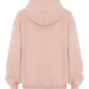 Storm Blush Cotton Fleece-Back Zip Through Hoodie Storm Blush Cotton Fleece-Back Zip Through Hoodie