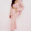 Storm Blush Cotton Fleece-Back Zip Through Hoodie Storm Blush Cotton Fleece-Back Zip Through Hoodie