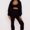 Storm Ink Cotton Fleece-Back Zip Through Hoodie Storm Ink Cotton Fleece-Back Zip Through Hoodie