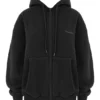 Storm Ink Cotton Fleece-Back Zip Through Hoodie Storm Ink Cotton Fleece-Back Zip Through Hoodie