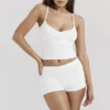 Summer White Dainty Knit Top Summer White Dainty Knit Top