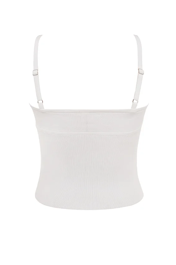 Summer White Dainty Knit Top Summer White Dainty Knit Top