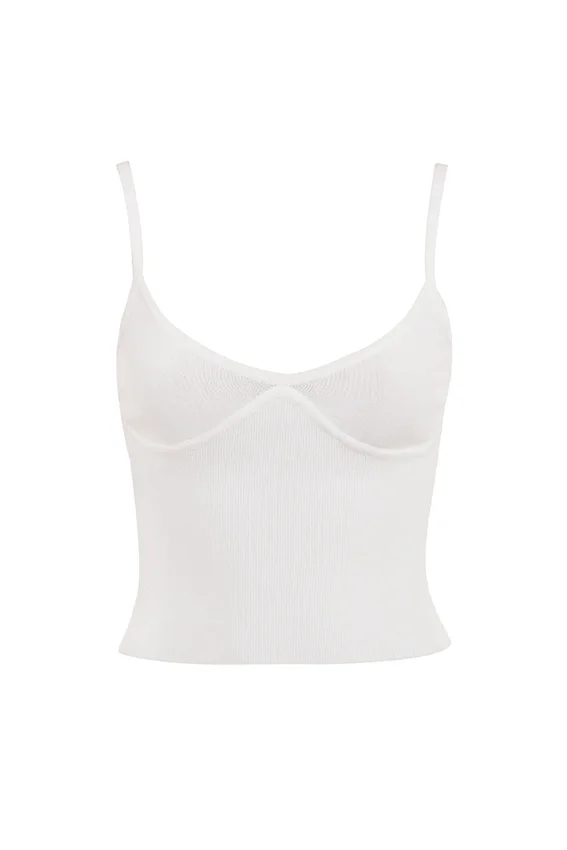 Summer White Dainty Knit Top Summer White Dainty Knit Top