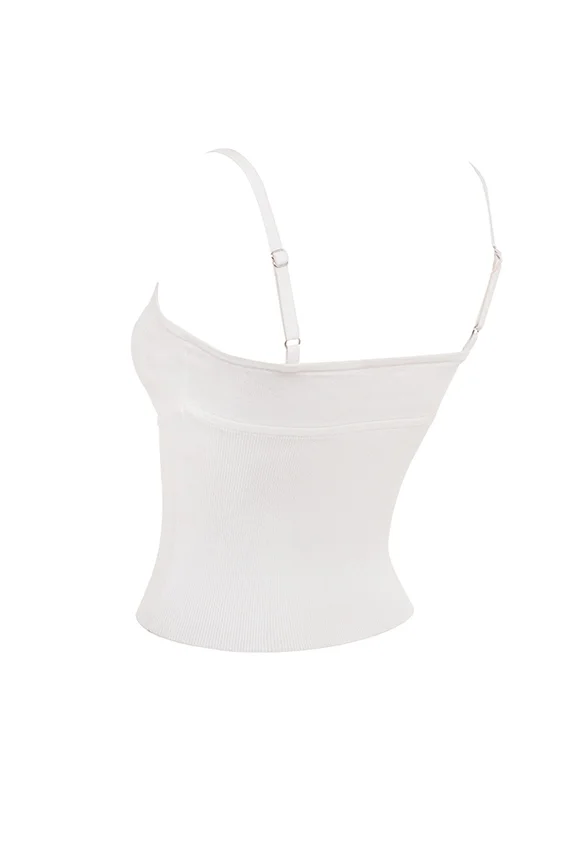 Summer White Dainty Knit Top Summer White Dainty Knit Top
