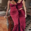 Sydel Ruby Satin Bias Cut Maxi Skirt Sydel Ruby Satin Bias Cut Maxi Skirt