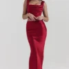 Sydel Ruby Satin Bias Cut Maxi Skirt Sydel Ruby Satin Bias Cut Maxi Skirt