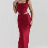Sydel Ruby Satin Bias Cut Maxi Skirt Sydel Ruby Satin Bias Cut Maxi Skirt