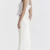 Sydel White Satin Bias Cut Maxi Skirt Sydel White Satin Bias Cut Maxi Skirt