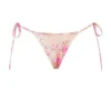 Tahiti Floral Print Tie Side Bikini Bottom Tahiti Floral Print Tie Side Bikini Bottom