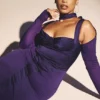 Talika Grape Corset Midi Dress Talika Grape Corset Midi Dress