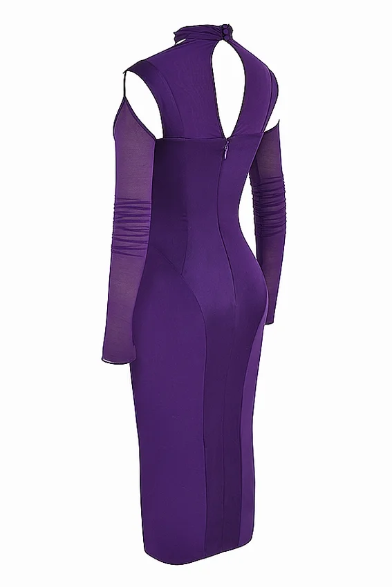 Talika Grape Corset Midi Dress Talika Grape Corset Midi Dress
