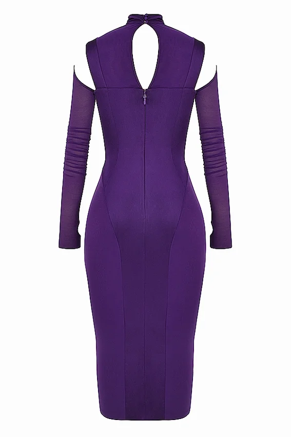 Talika Grape Corset Midi Dress Talika Grape Corset Midi Dress