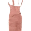 Talya Antique Rose Corset Midi Dress Talya Antique Rose Corset Midi Dress
