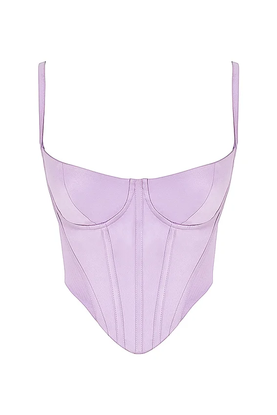 Tamsin Orchid Satin Corset Tamsin Orchid Satin Corset