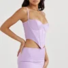 Tamsin Orchid Satin Corset Tamsin Orchid Satin Corset