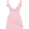 Tania Pink Quartz Ruffle Mini Dress Tania Pink Quartz Ruffle Mini Dress